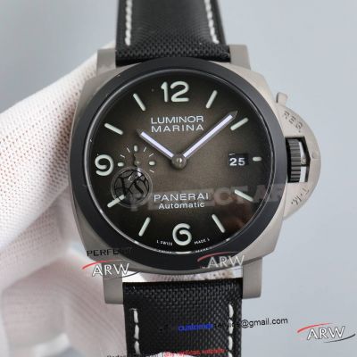 VS Factory Clone Panerai Luminor Marina Guillaume Nery Edition Pam01122 Titanium Watch